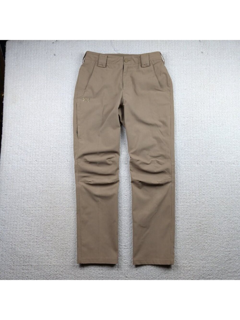 Under Armour Tactical Elite Flat Front Pants Desert Beige Men Sz 30x32 Gorpcore